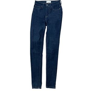 DISH Denim High Rise Skinny, Dark Denim Jean - Size 24/31